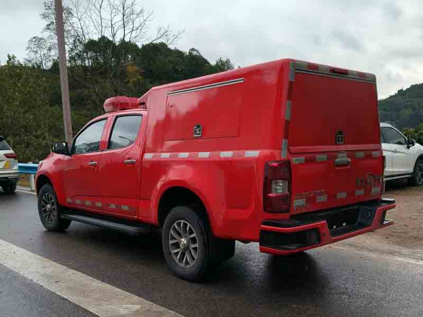 慶鈴皮卡四驅器材消防車(上藍牌)